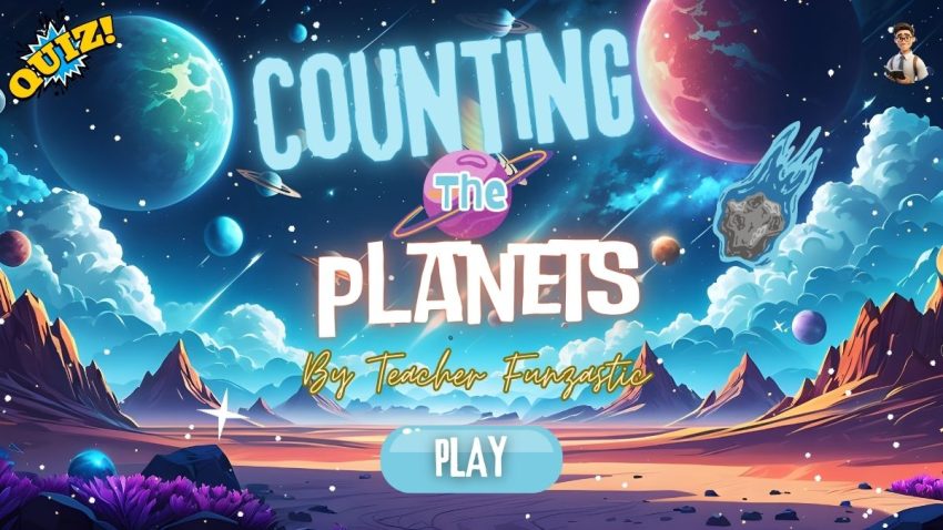 Quiz Game Counting the Planets