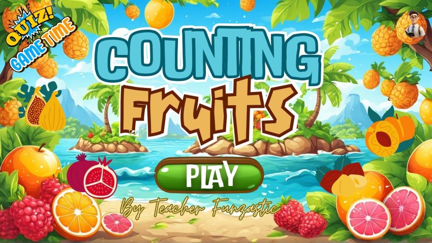 Quiz Game Counting Fruits